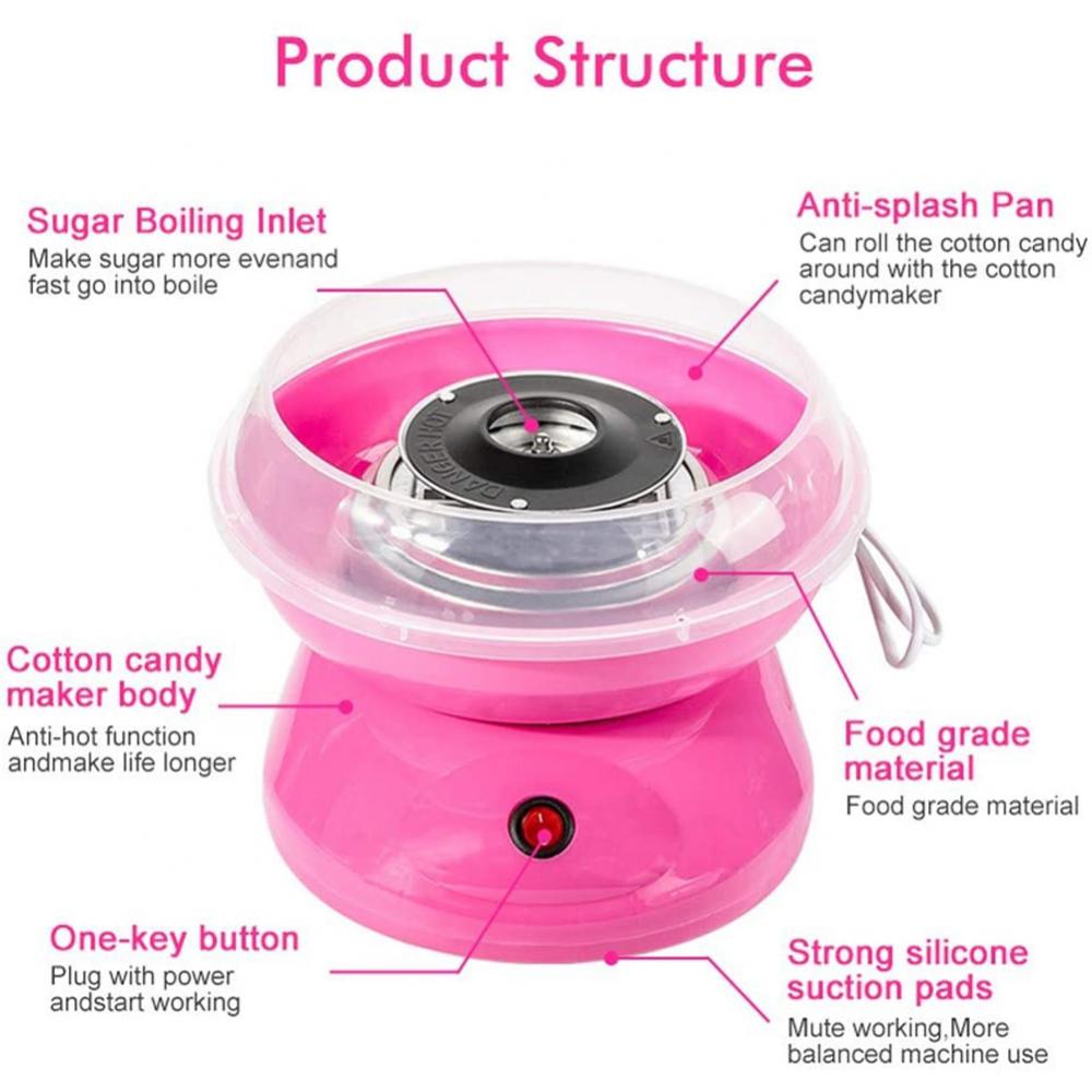 Automatic Electric DIY Sweet Cotton Candy maker Portable Sugar Fairy Floss Maker Kids children's day Marshmallow Machine