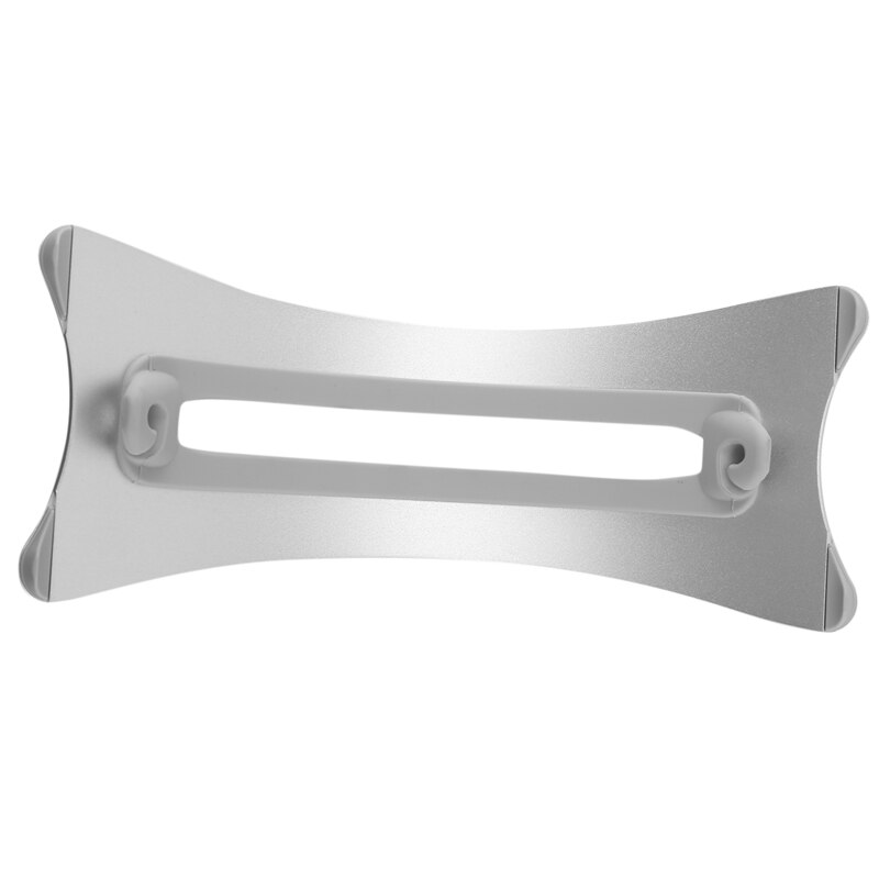 Platzsparender, vertikaler laptopständer aus aluminium, geeignet für laptop pro und air, mit 2 silikon-gel-pads