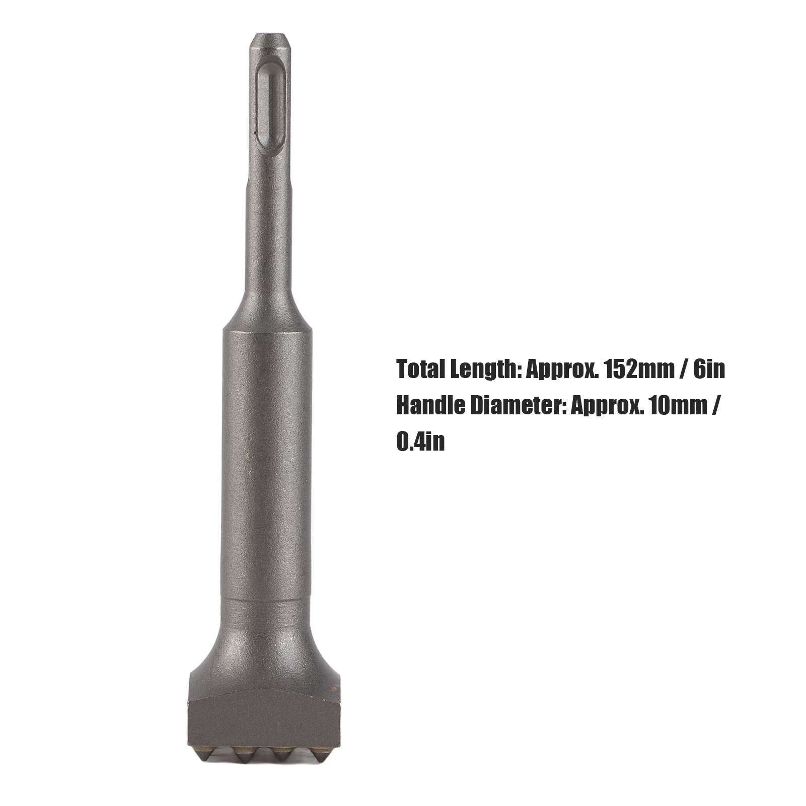 Punta per boccola a testa quadrata da 6 pollici 40cr in acciaio elettrico per trapano a percussione a punta per calcestruzzo