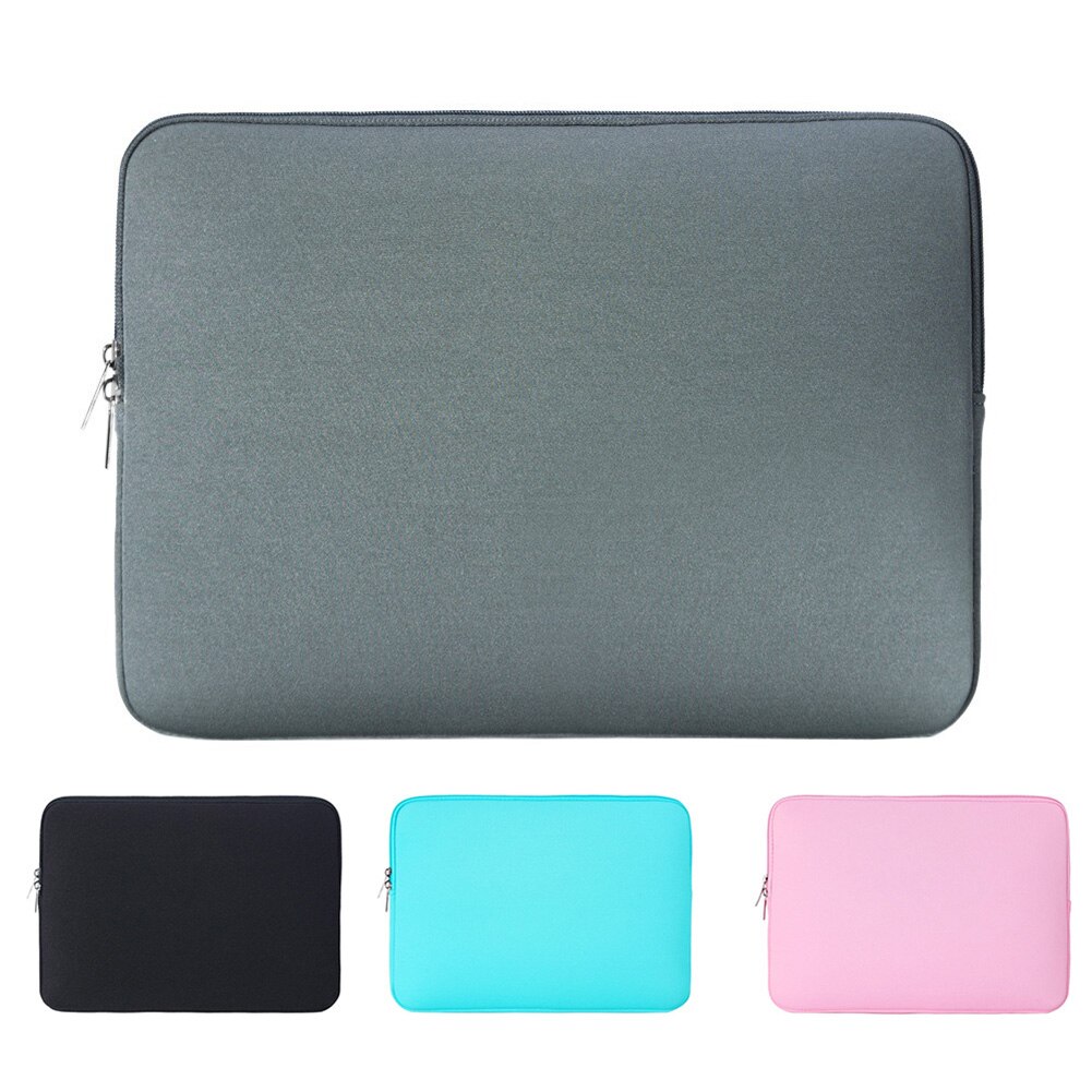 Waterdichte schokbestendige laptoptas met ritssluiting, beschermhoes voor macbook