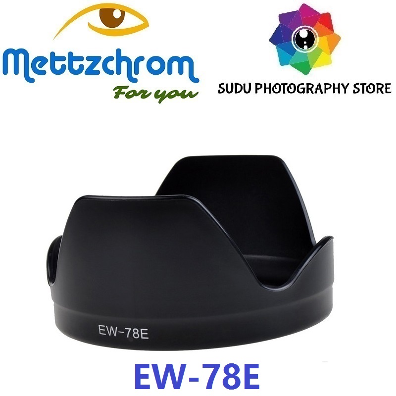 EW-78E EW78E Bajonetvatting Zonnekap Voor Canon EF-S 15-85 Mm F/3.5-5.6 Is EW78 E Mettzchrom