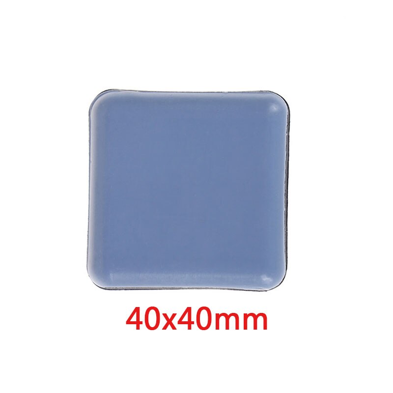 4PCS Self-Adhesive Furniture Sliding Pads Home Furniture Foot Pads Corner Crash Pads Floor Protection Pads: 09