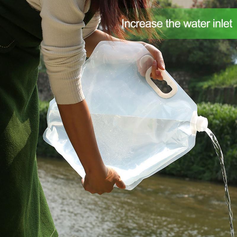 5L/10L Outdoor Water Bags Foldable Portable Drinking Camp Cooking Picnic Car Water Container Bag Hiking Emergency Kits TXTB1