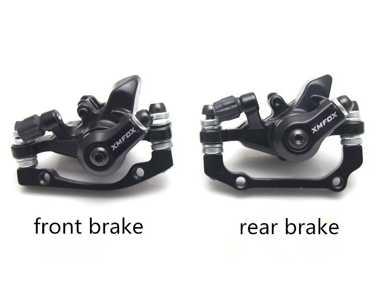 Aluminum Alloy Bicycle Rear Disc Brake Black Mountain Road MTB Bike Mechanical Caliper Disc Brakes Cycling Accessories Bicicleta: xmfox a pair