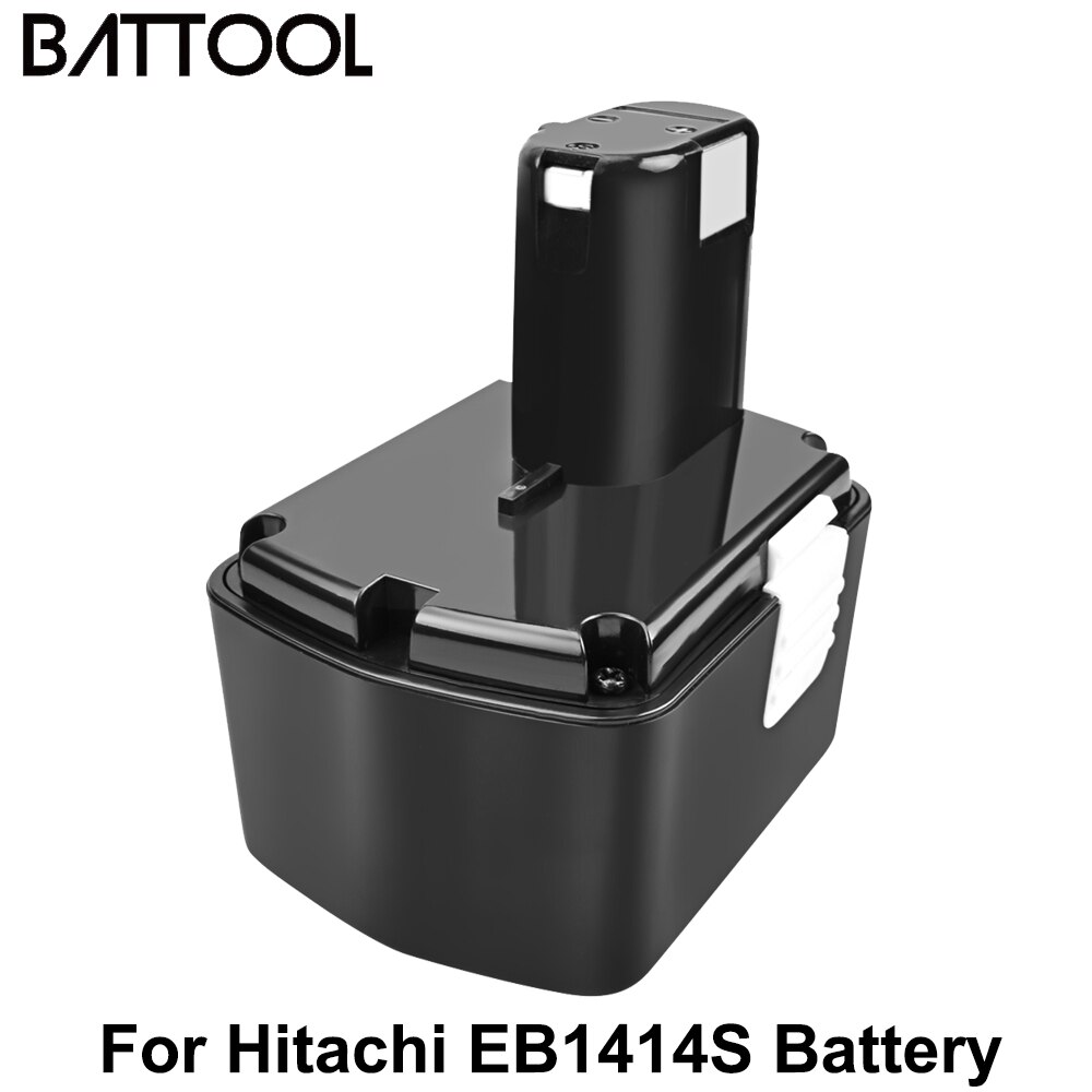 Battool EB1414S For Hitachi 14V 14.4V 3000mAh NI-MH Battery Replacement EB1414S EB14B EB1412S 324367 EB14S Battery: 1 piece