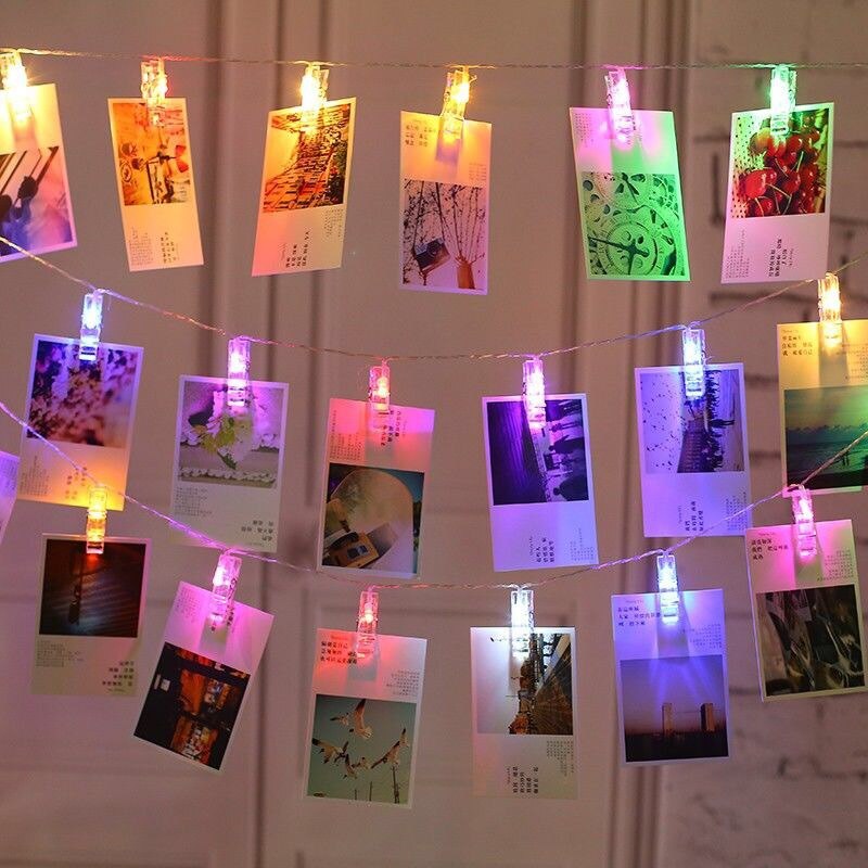 Batterij-aangedreven slinger met lichtslingers, fantastische slinger met spelden, feeënverlichting, kerst, bruiloft, verjaardag, feestdecoratie