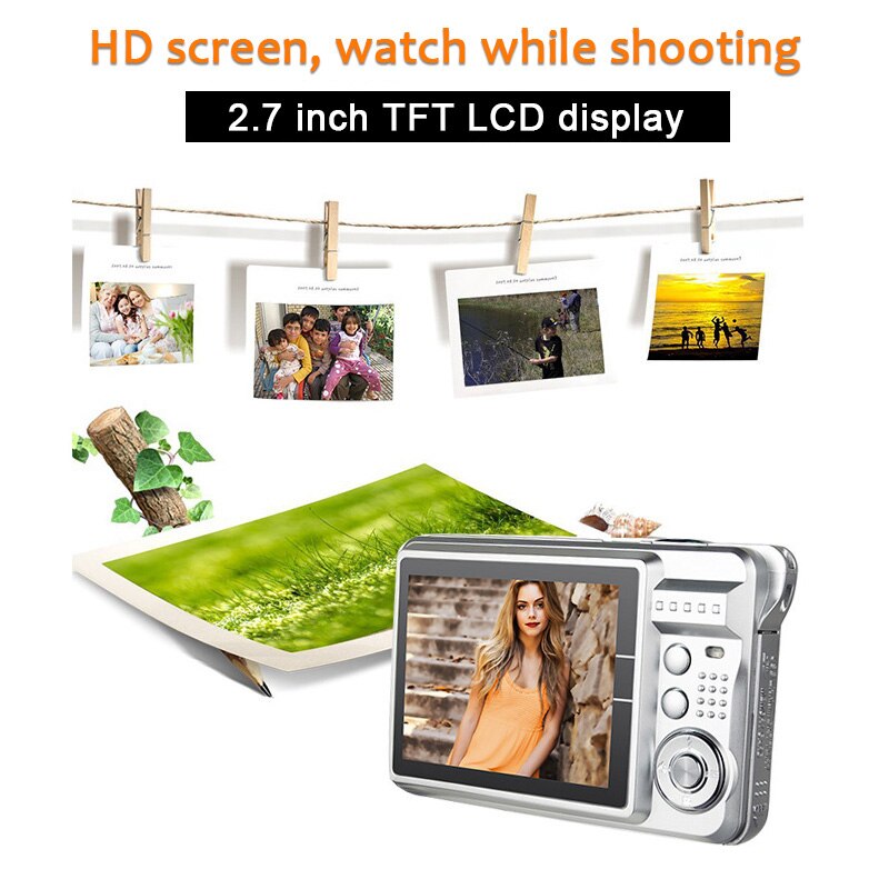 Neue K09 18MP 2,7 Inch LCD Screen 8x Zoom Smile Capture Anti-Shake-Digital Kamera für Kind