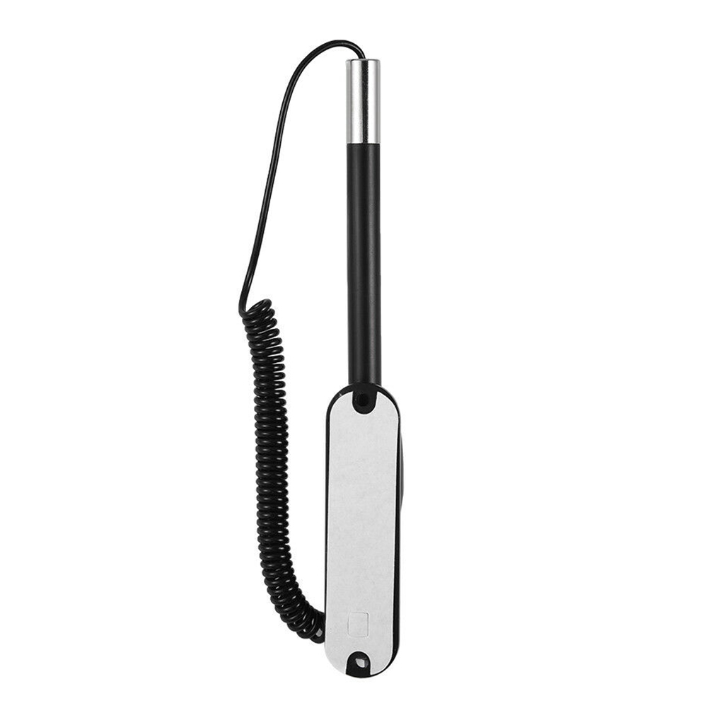 Black Stylus Pen Universal Capacitive Pencil Hand Writting Resistive Touchscreen Tablet Accessories Point Spring Rope Anti Slip