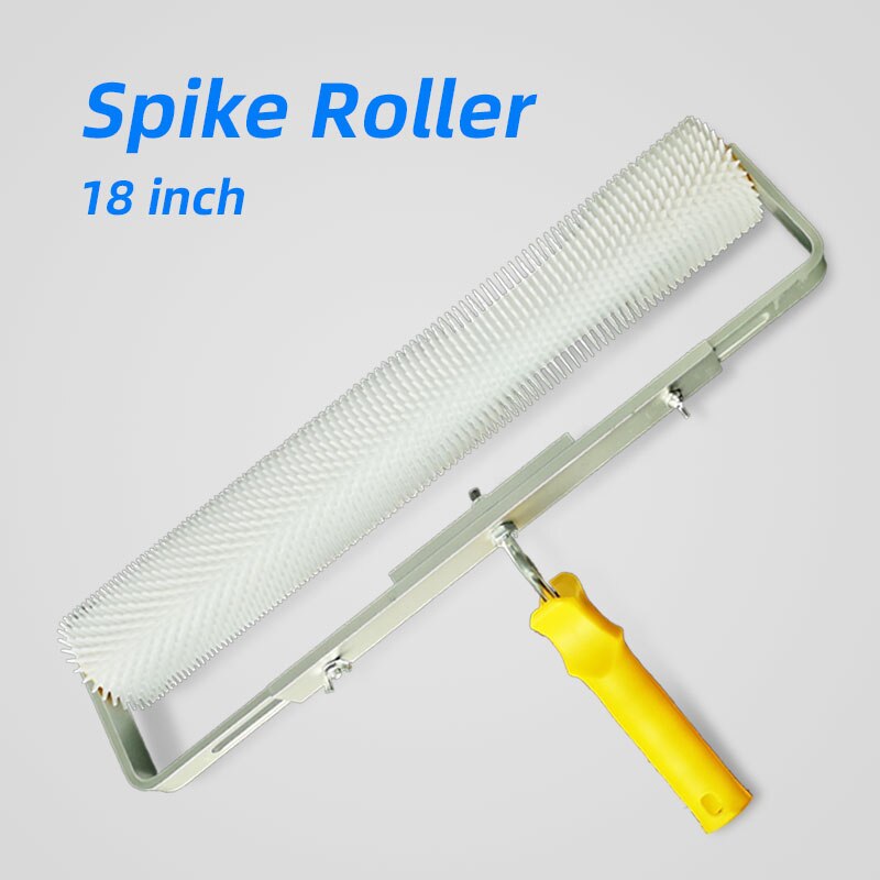 18inch Spiked Roller 46cm Self-leveling Roller Plastic Roller Spike Roller for Epoxy Floor Paint Tool Professtion