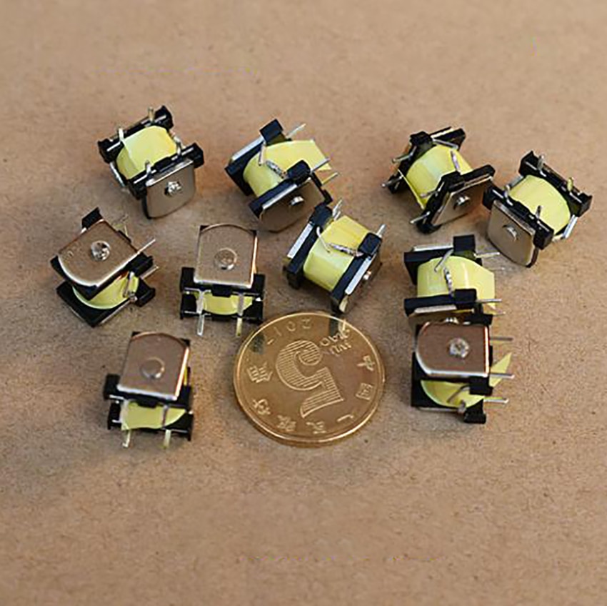 10 Stks/set Miniatuur Solenoid Elektromagneet DC24V 36 Ma Micro Elektromagneet Met Lege Terminal, Elektromagnetische Spoel
