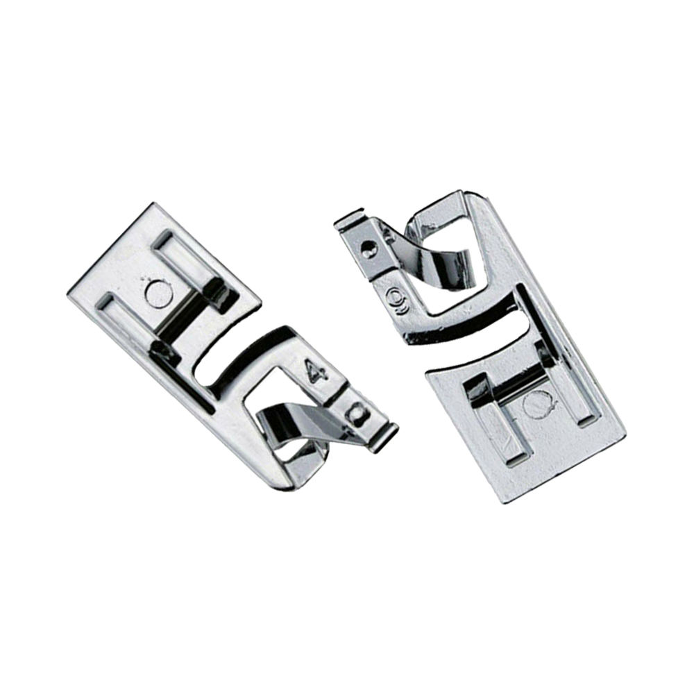 3/4/6mm 4pcs Sewing Machine Foot Presser Narrow Rolled Hem Foot Sewing Machine Hemmer Presser Foot Holder