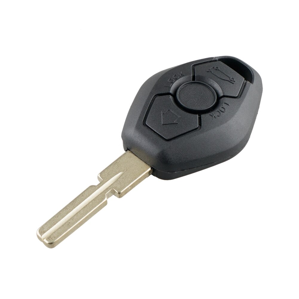 La llave del coche caso 3 Tecla de botón funda de mando a distancia de reemplazo para BMW E38 E39 E46 EWS sistema Auto Accesorios: Wide embryo