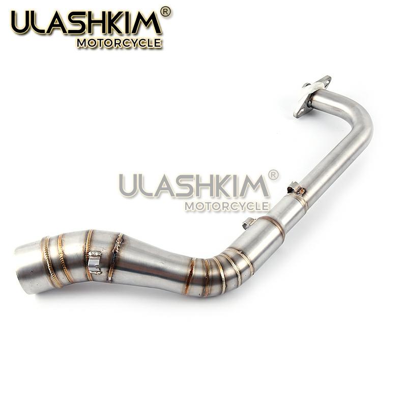 NMAX155 Motorcycle Exhaust Pipe Scooter Front of Exhaust Pipe Stainless Steel Slip On Full System For YAMAHA NMAX 155 N MAX 155