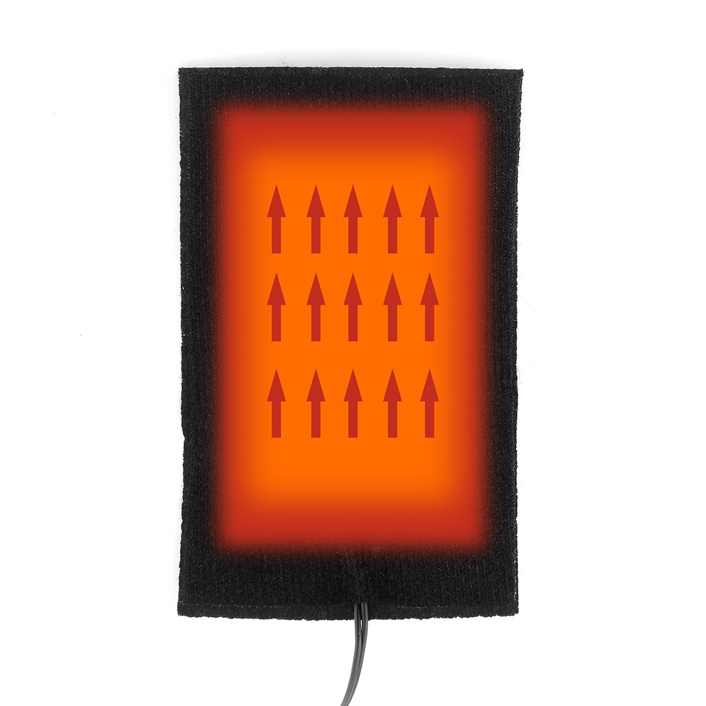 1 Set USB Electric Heated Jacket Heating Pad Outdoor Themal Warm Winter Heating Vest Pads for DIY Heated Clothing