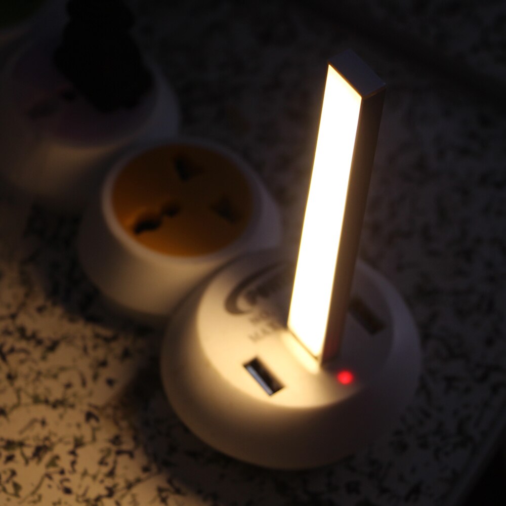 Usb led bog lys bærbar 24 led nat lys camping pære lampe skrivebord bog læse lampe camping pære til mobil oplader laptop