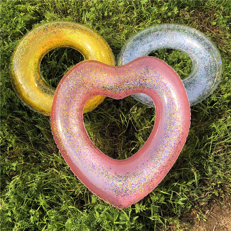 Pools & Water FunThe High penetration sequins transparent Swimming laps Baby & Kids' Floats