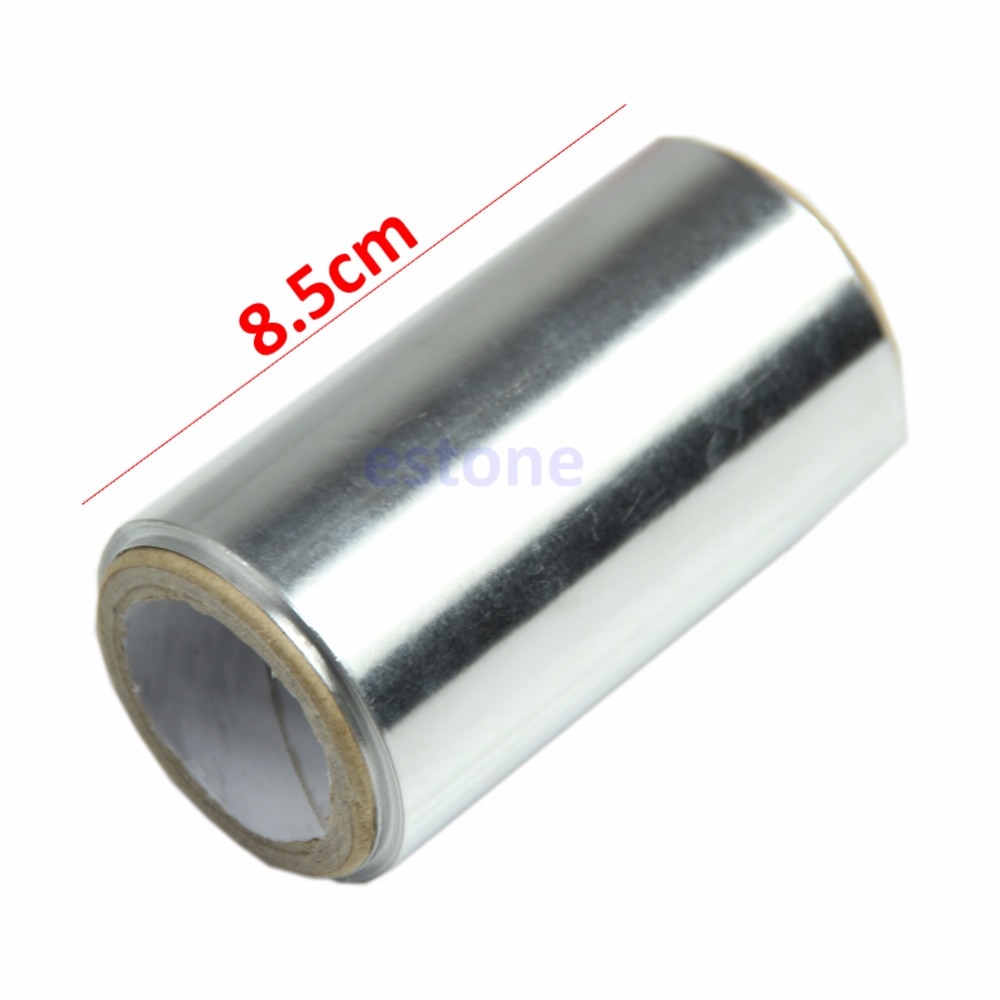 6m st tjocka frisör standard konst hår nagel stanniol aluminiumfolie