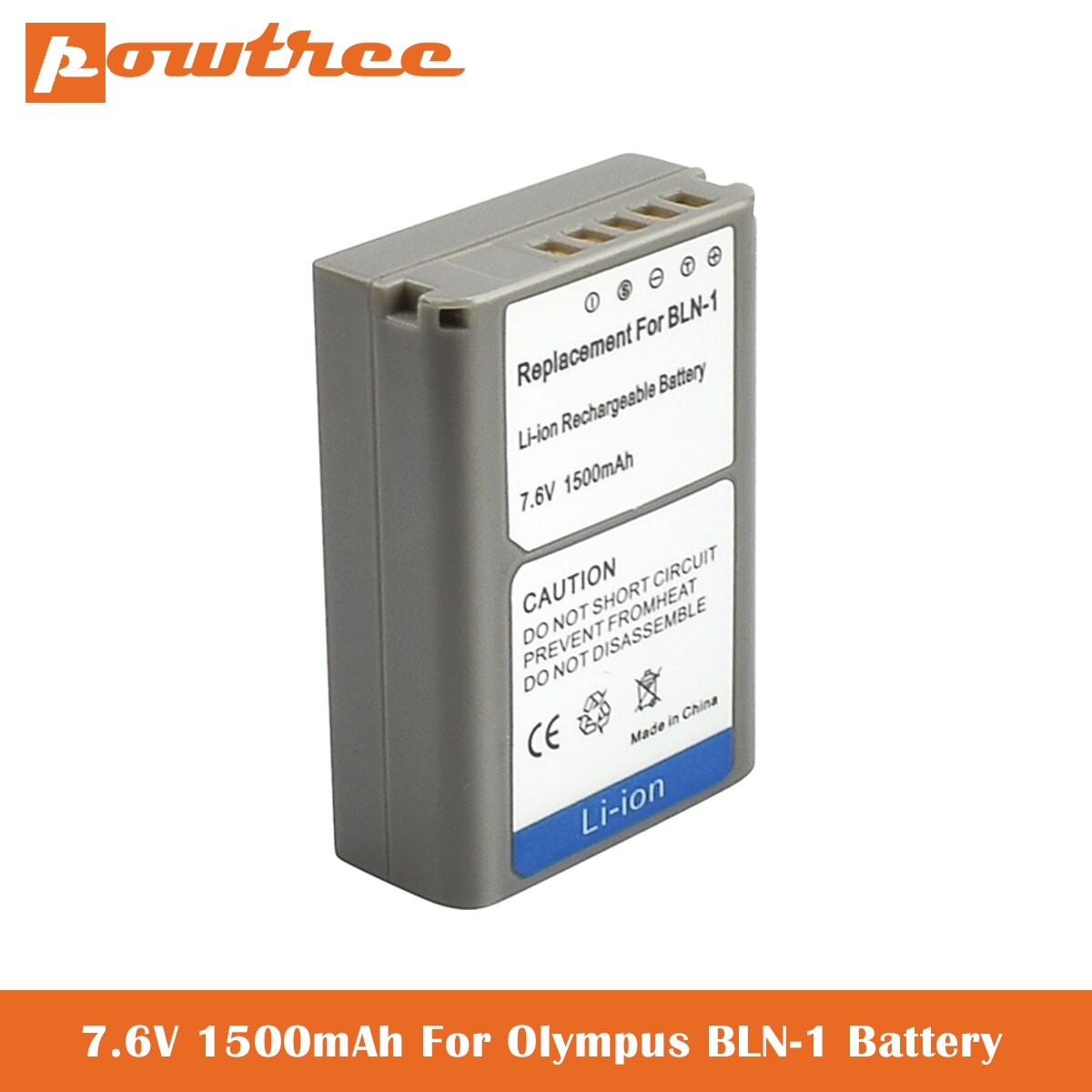 BLN-1 Battery and Charger for Olympus BLN-1, BCN-1 and Olympus OM-D E-M1, Olympus Pen F, OM-D E-M5, Pen E-P5, OM-D E-M5: 1 Picec Battery