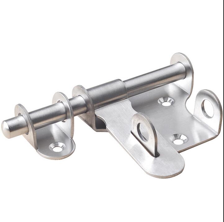 big size stainless steel Door Bolts Anti-theft lock buckle With screw