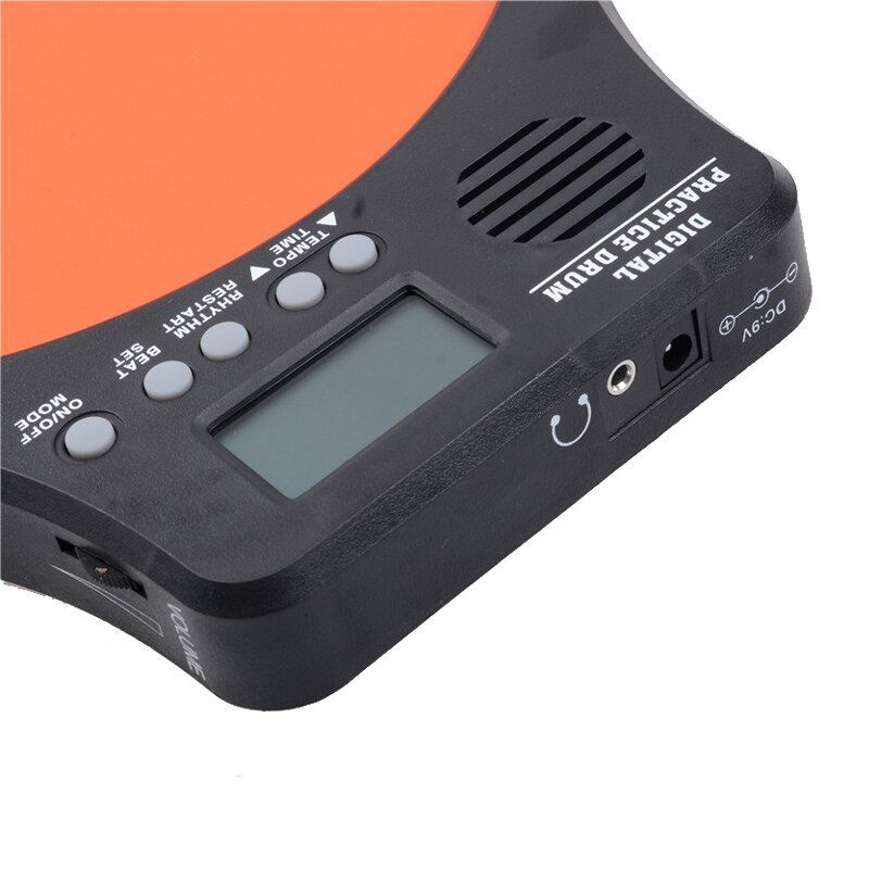 tamburo pad per pratica di batteria digitale ENO con metronomo 3 in 1 per pad per pratica elettronica in metronomero nero per batterista