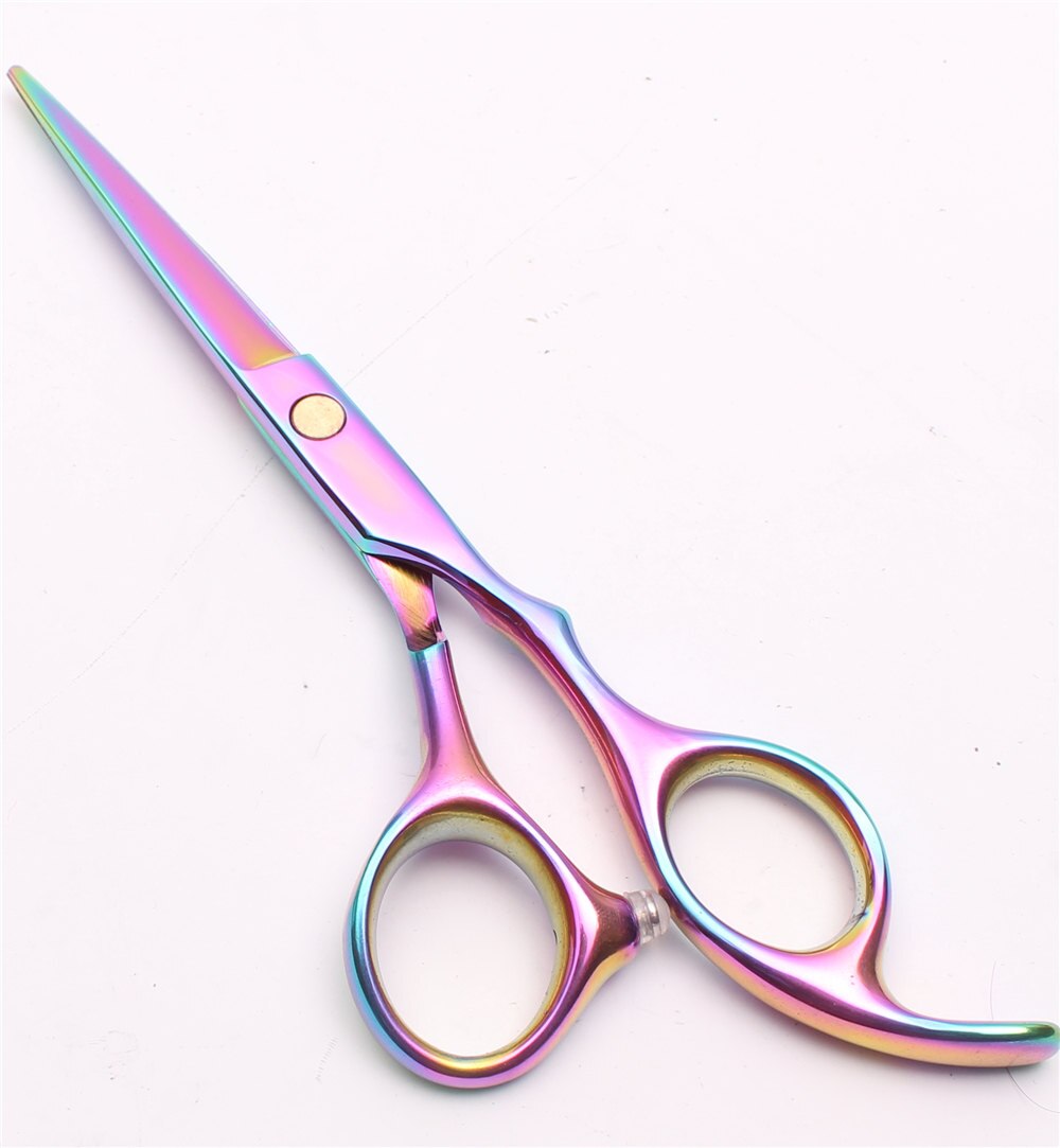5.5 "16 cm gravure Logo multi-couleur coupe ciseaux amincissant ciseaux coiffure ciseaux cheveux ciseaux Kit C1005: C1005 Cai C 5.5N