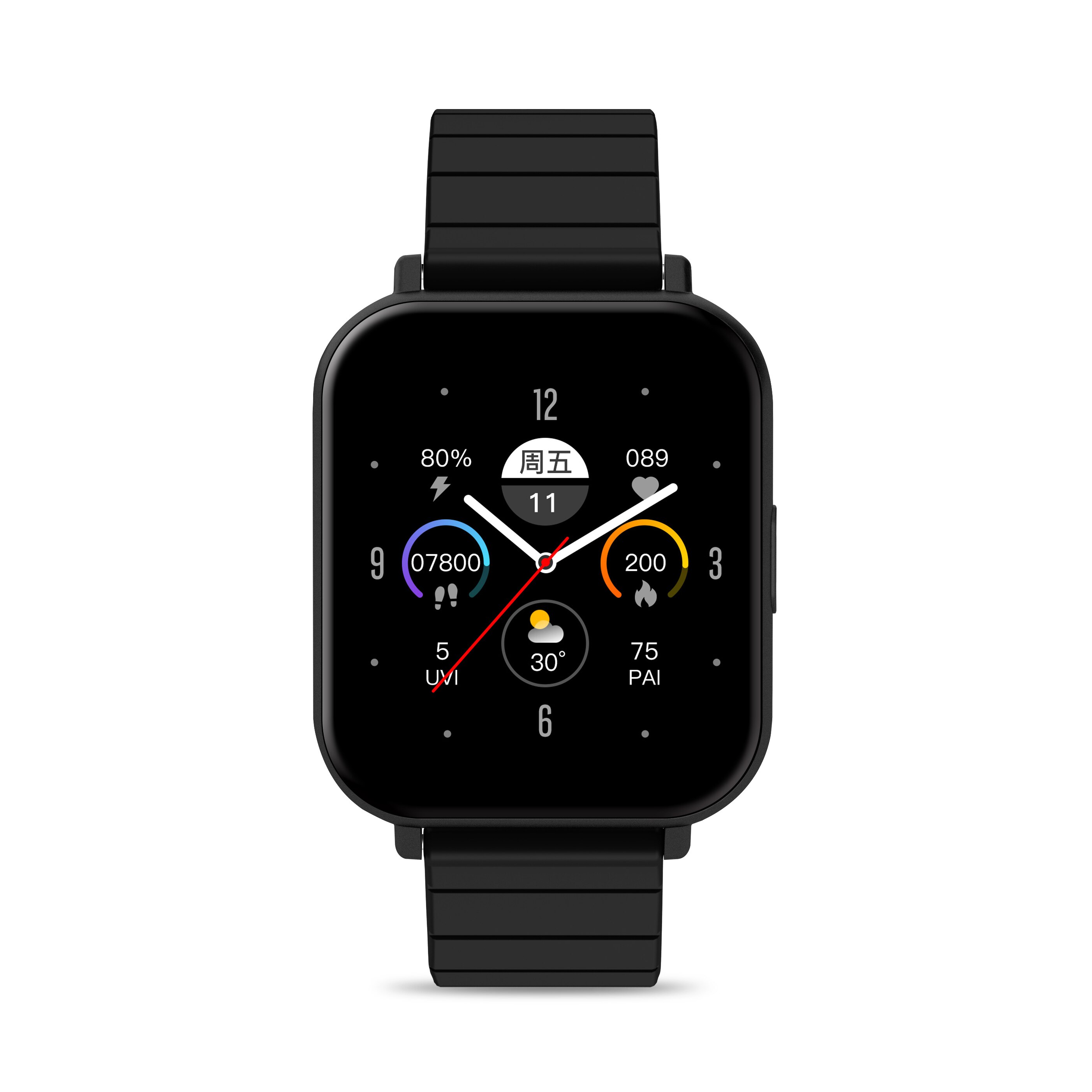 Z3 Smart Bracelet Phone Watch WaterProof Sports Camera Smartwatch Heart Rate Blood Pressure Health Body Temperature Tracker: Black