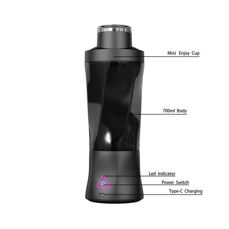 IPX7 Wasserdichter Entsafter Smoothie-Mixer-Becher Tragbare wiederaufladbare USB-Mixer Drahtloser persönlicher Hand-Entsafter für den Heimgebrauch