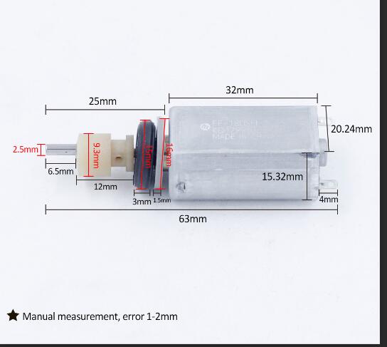 Originele 2 Stuks 180 Hoge Snelheid Micro Dc Motor Metal Koolborstel Motor 3.7V Diy Model Vliegtuig FF-180PH-2665 Trimmer clipper: 3533