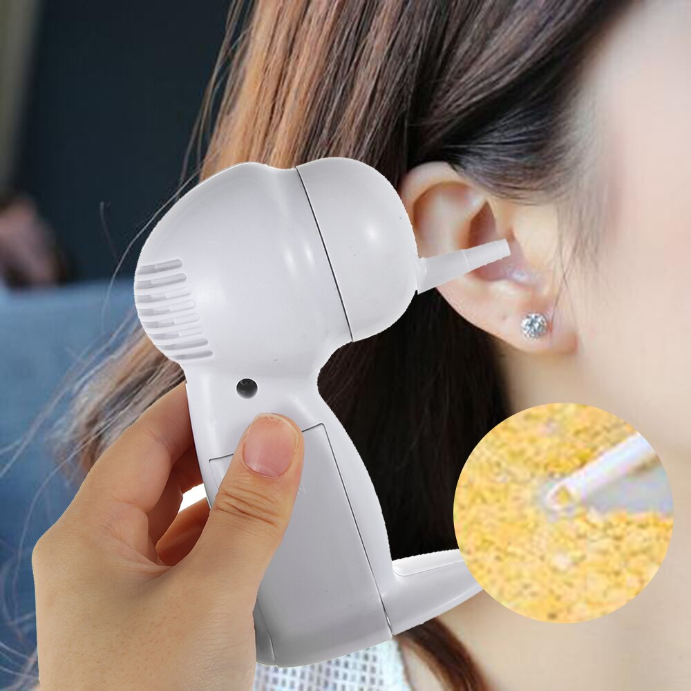 1set Ear Wax Cleaner Remover Kit Safe Removal Vacuum Cleaner Health & Mobility Electric Ear Pick Removal Cordless