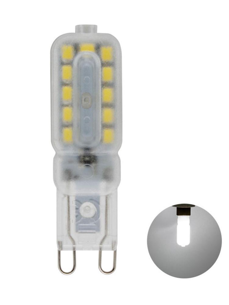 Bombilla alargada LED G9, iluminación de ahorro de energía, Bombilla decorativa de 220V, lámpara LED G9, Bombilla Led tipo mazorca regulable