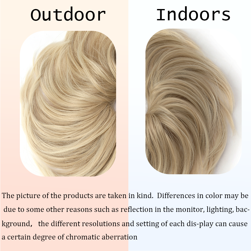 Messy Hair Bun Synthetic Hairpieces for Women Short Bun Tousled Synthetic Elastic Scrunchies Hairpiece for Women Girls