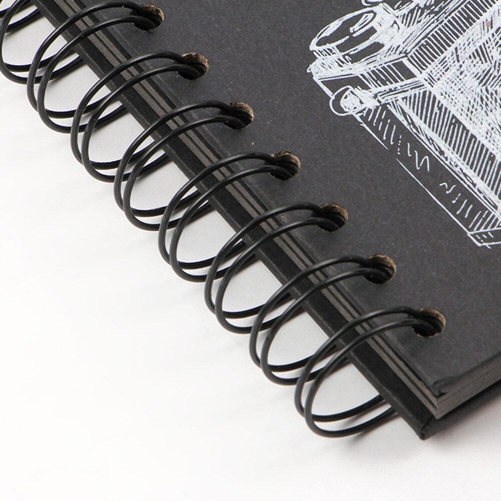 Home Wedding Photo Album Anniversary Travel Family Memory Loose Leaf Black Cardboard Portable Storage DIY Craft Large Capacity