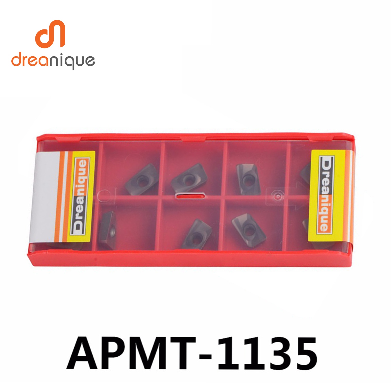 10pcs/lot lathe milling carbide inserts APMT1135 PDR APMT 160408 cnc tungsten carbide milling insert for milling lathe cutter