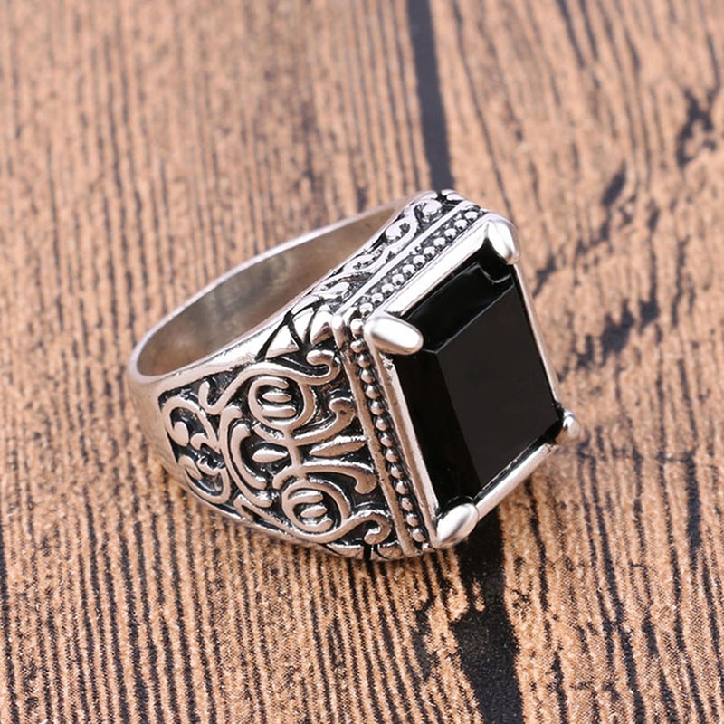 Neue Mens Alte Gold verrotten Chinesischen Wind Totem männer der Ring Persönlichkeit Trend retro Ring Größe 7 8 9 10 11 ringe Schmuck