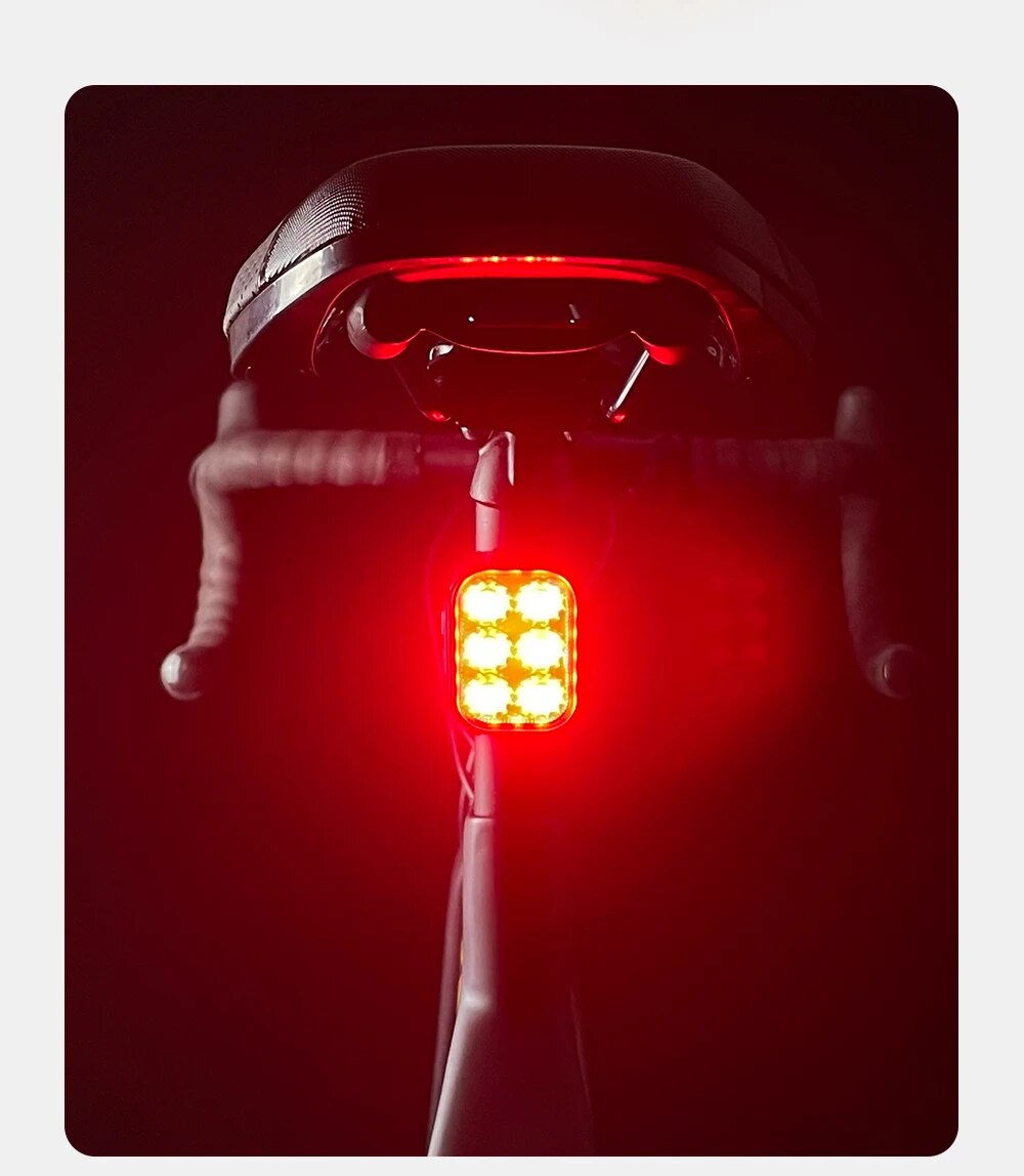 Cyclami 500 lumen cykelforlygte baglygte mtb racercykel lys lommelygte cykling vandtæt led 12h arbejdstider type-c