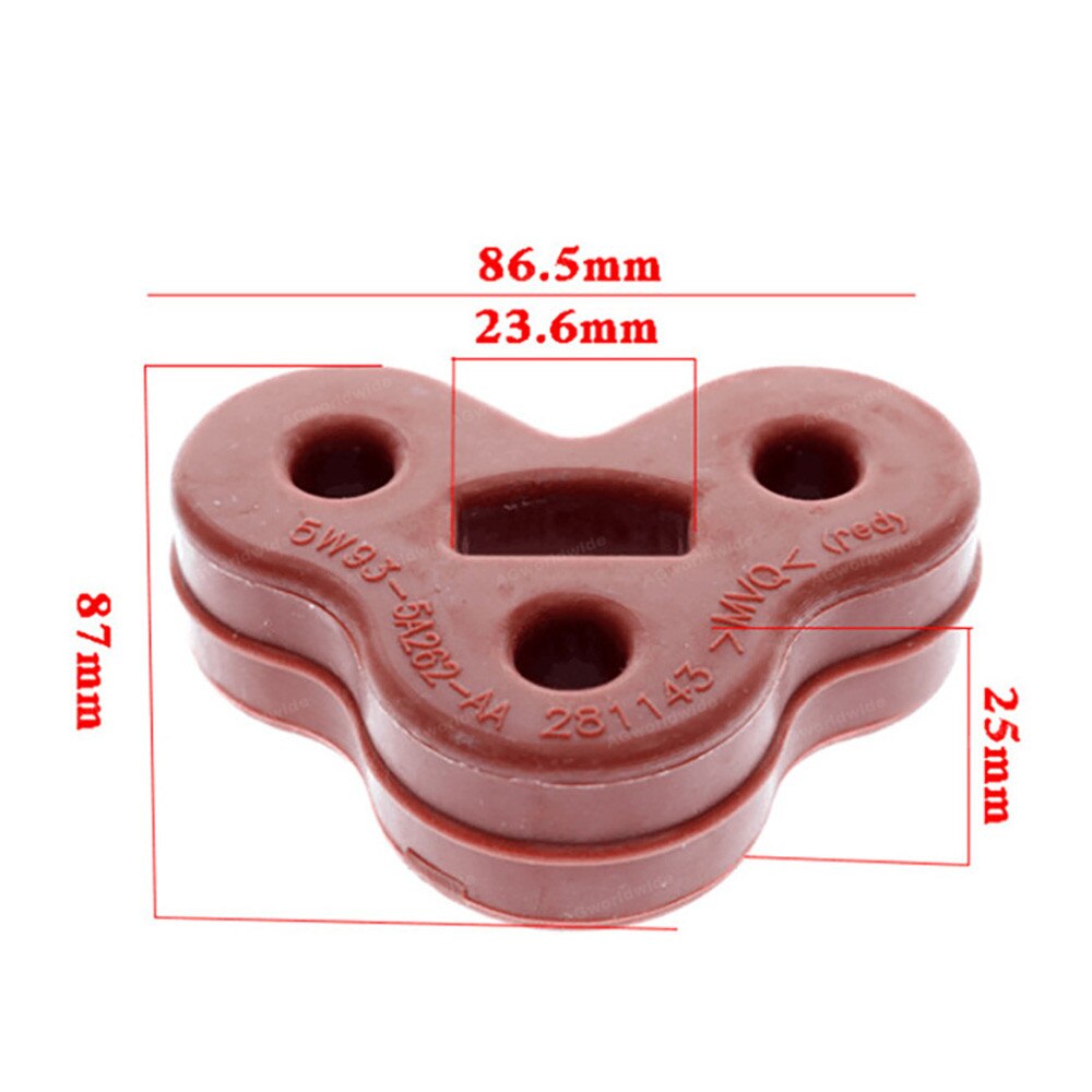 C2C32948 silenciador de tubo de escape pegamento colgante fijo para Jaguar XF XJL XFL -oreja colgante OOP amortiguador de manga de goma de plástico