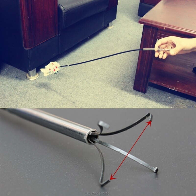 600mm flexibele 4 klauwen lange reikwijdte oppakken bocht curve grijper veer grip gereedschap  n18 20