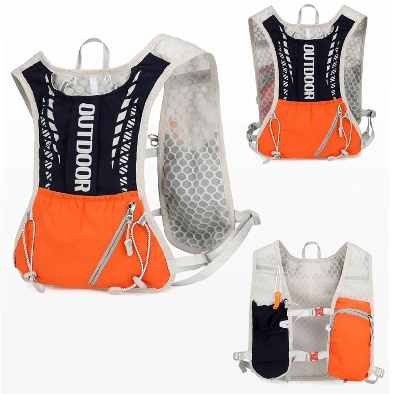 Hardlopen Hydraterend Vest Rugzak Fietsen Hydraterende Rugzak Wandelen Marathon Hydraterend Met 1.5L Waterzak 500ml Waterfles