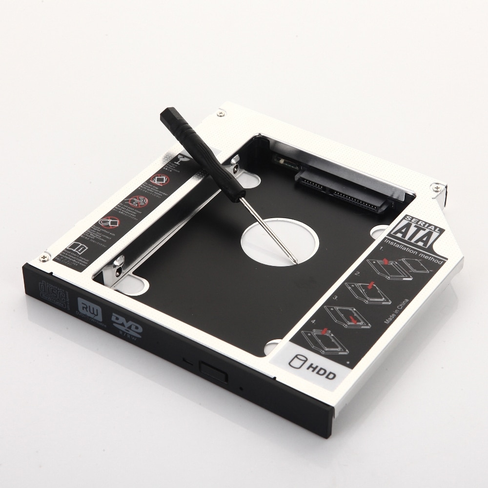 SATA 2nd Second HDD SSD Hard Drive Optical bay Caddy Frame Enclosure Adapter for Acer Aspire 5935G 5950 TS-L633C DVD