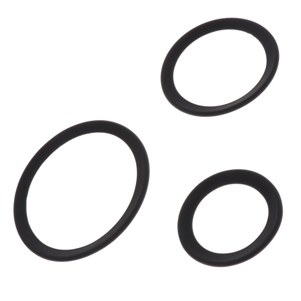 2 Stuks Zwarte Saxofoon Noise Ring Demper Ring Sax Dampener