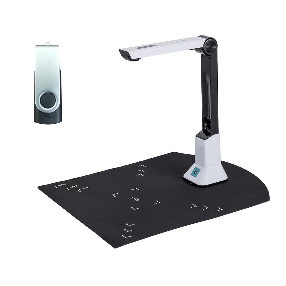 Portable High Definition Book Document Scanner Intelligent Capture Size A4 Document Camera For Library File Recognition Scanner