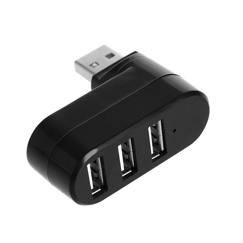 Rotatable High Speed 3 Ports USB HUB 2.0 USB Splitter Adapter for Notebook/Tablet Computer PC Peripherals