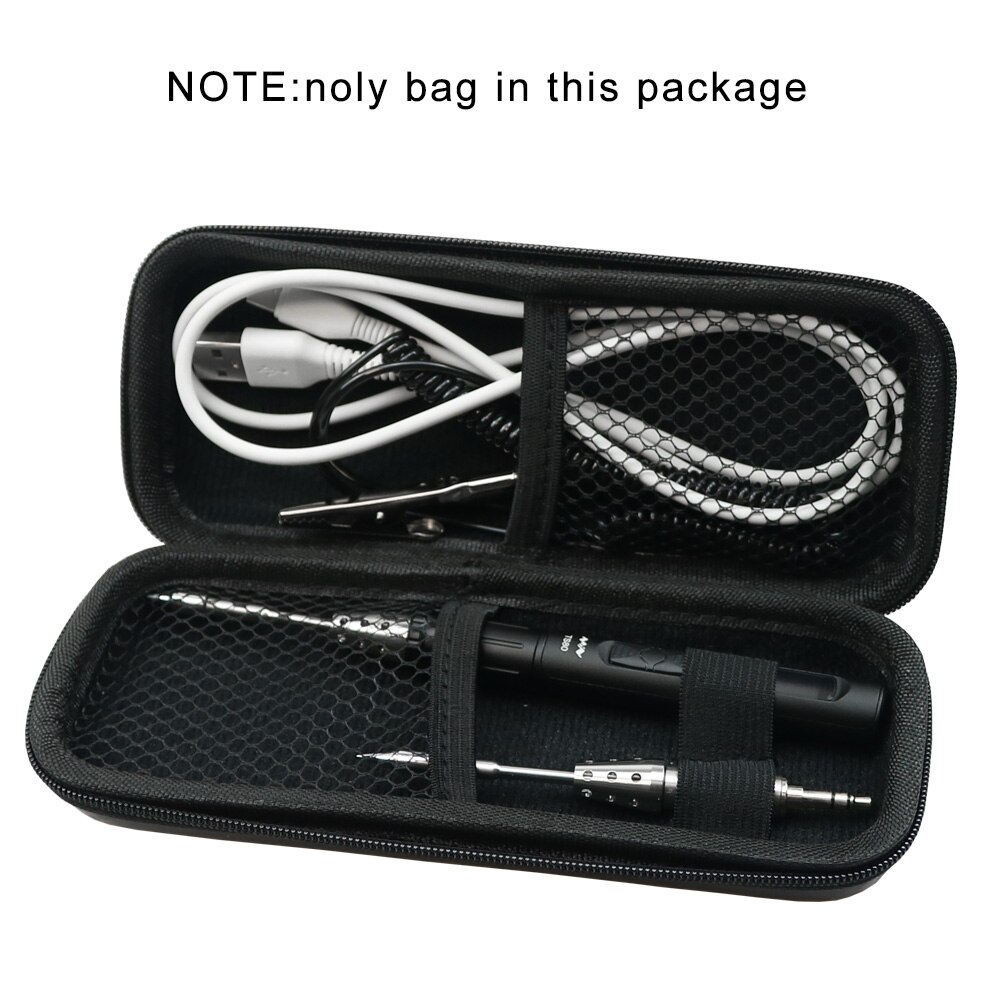 Portable Carry Case Small Zipper Tool Pouch Organizer Bag Holder for TS100 TS80 Soldering Iron