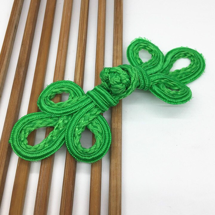 10 paar handgemaakte kralen chinese kikker sluitingen knopen knoopsluiting voor cheongsam tang pak traditionele handgemaakte decoratieve knopen: Groente