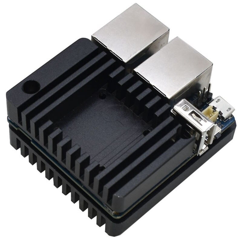 for NanoPi R2S Mini Router RK3328 Dual Gbps Ethernet Port 32G Flash Memory for NanoPi R2S Case