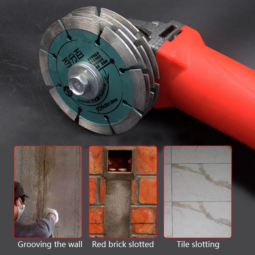 Angle Grinder Lock Nuts Flange Nut Variable Slotting Grooving Machine M10 M14 Head Conversion Lock Nuts Kit 100 / 125mm