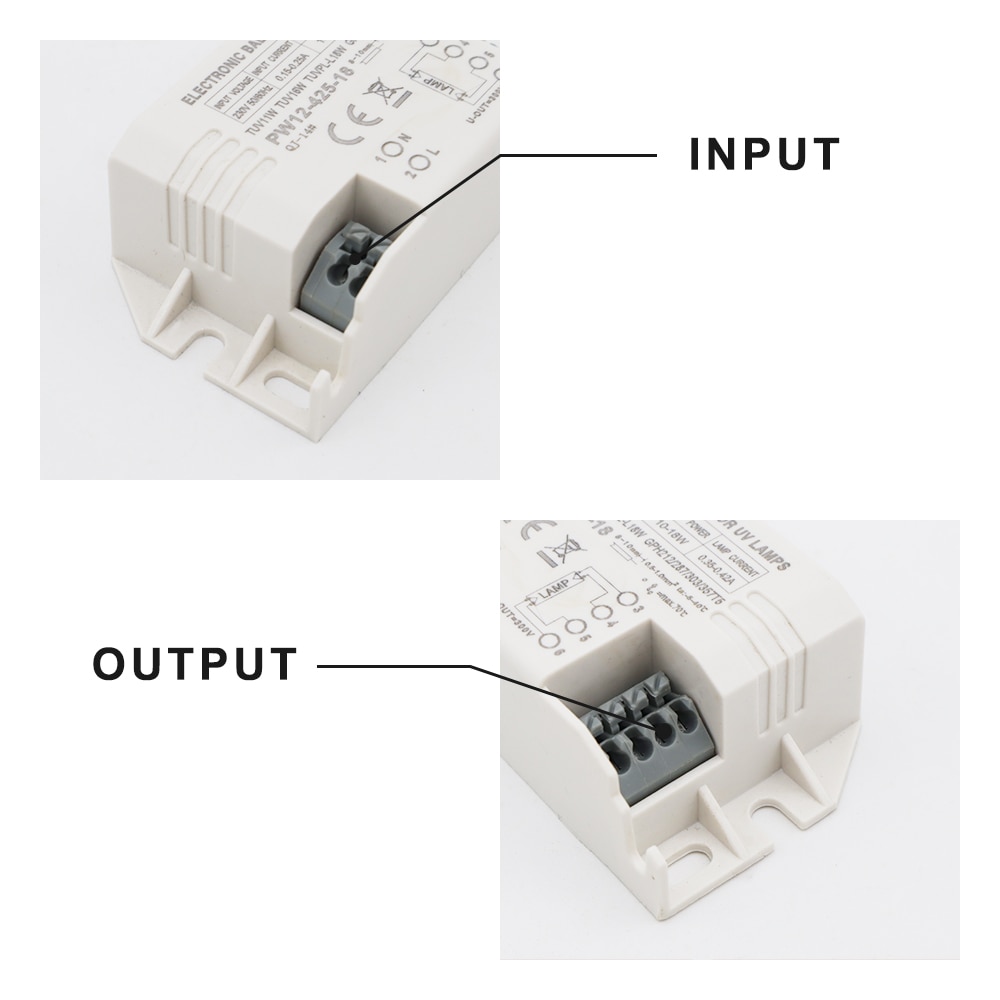 220V 4-18W Universele Elektronische Ballasten Voor 2G7 G23 Uv Lamp Buis G10q Ultraviolet Kiemdodende Lamp G5 uvc Steriliseren Lichten