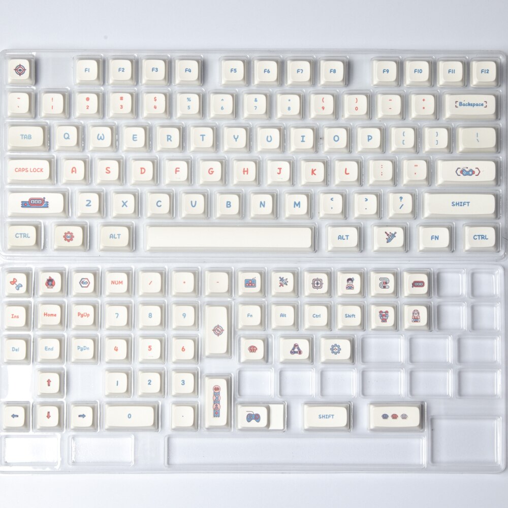 122 Keys Game City Keycaps Custom For Mechanical Keyboard Keycap XDA Profile PBT Sublimation MX Switch Fit61/64/68/87/96/104/108: Default Title