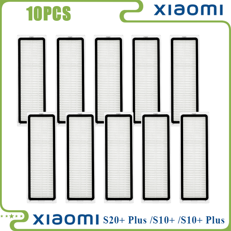 For Xiaomi Robot Vacuum S20+ / S10 Plus / B108GL / B105 / B108CN B113CN Compatible Parts Accessories Filter Main Side Brush Mop: army green