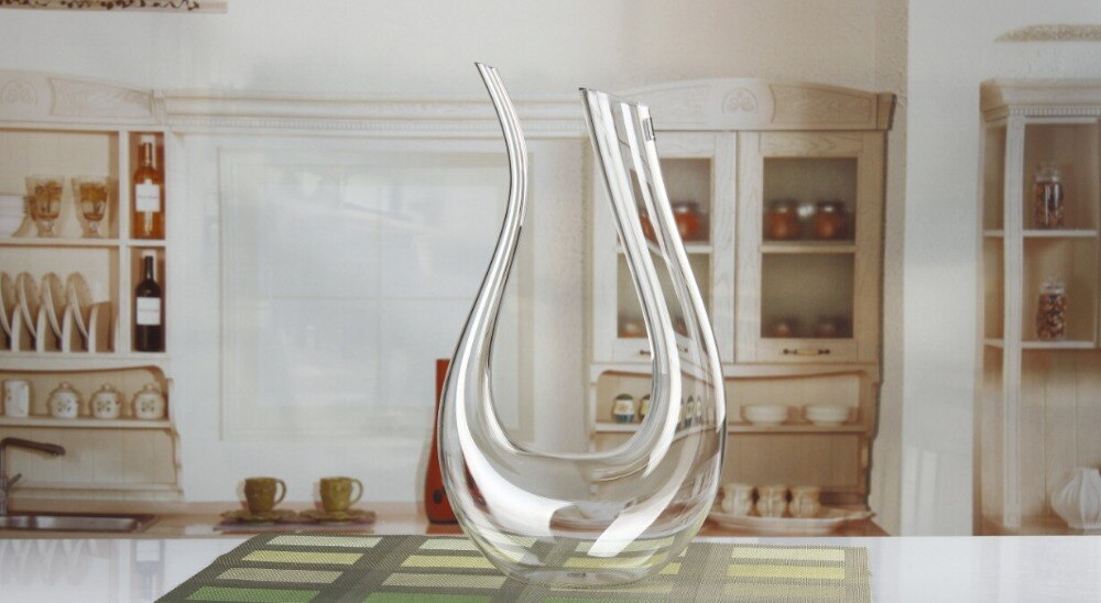 1PC 1500ML Handmade Crystal Red Wine Pourer Glass Decanter Decant Set Jug Bar Champagne Water Bottle Drinking Glasses J1102